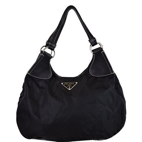 prada hobo bag nylon|Prada nylon bag vintage.